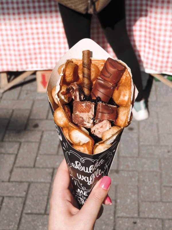 Bubble Waffle de Kinder Bueno